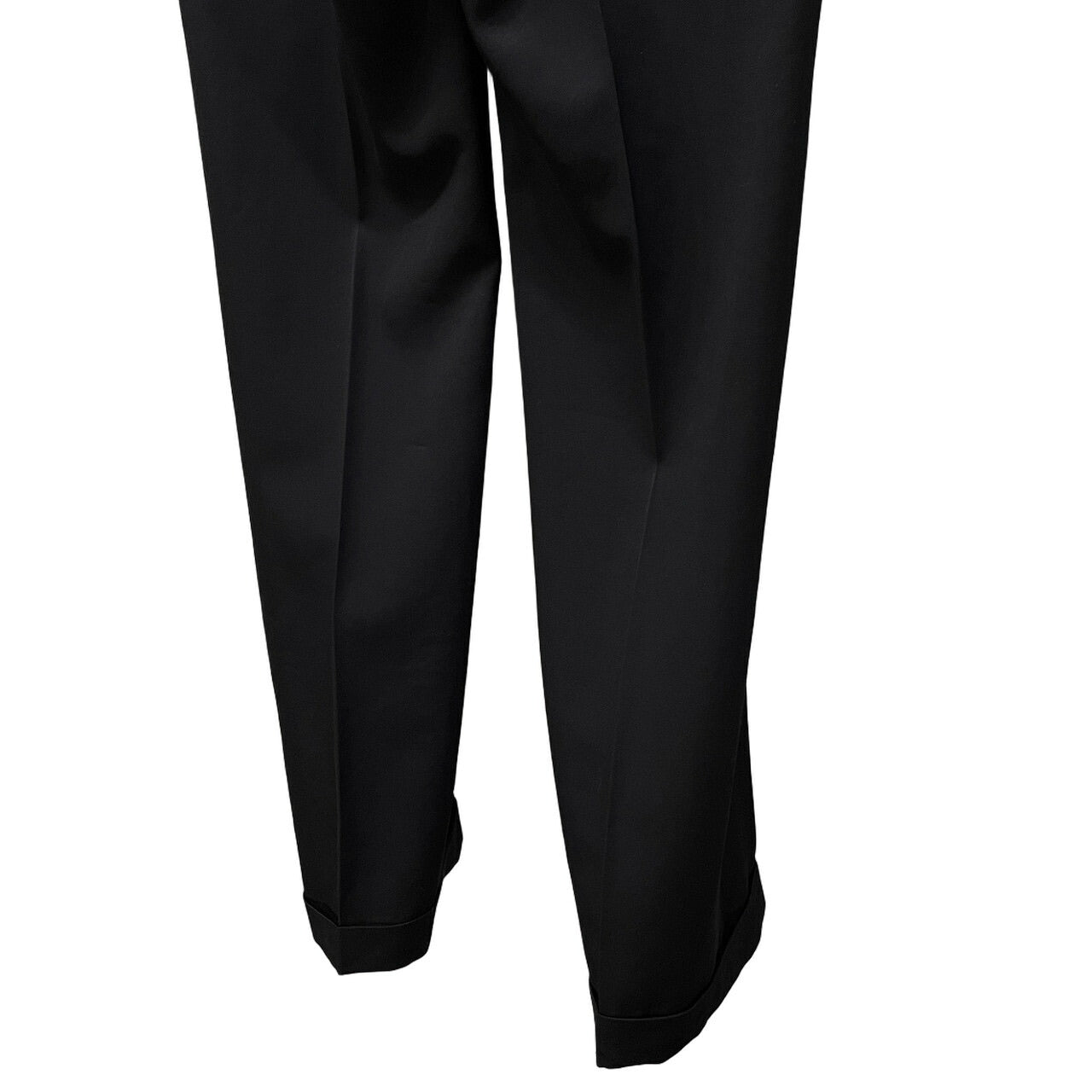 ISSEY MIYAKE MEN 15AW Wool Gabardine Trousers Black Size 5