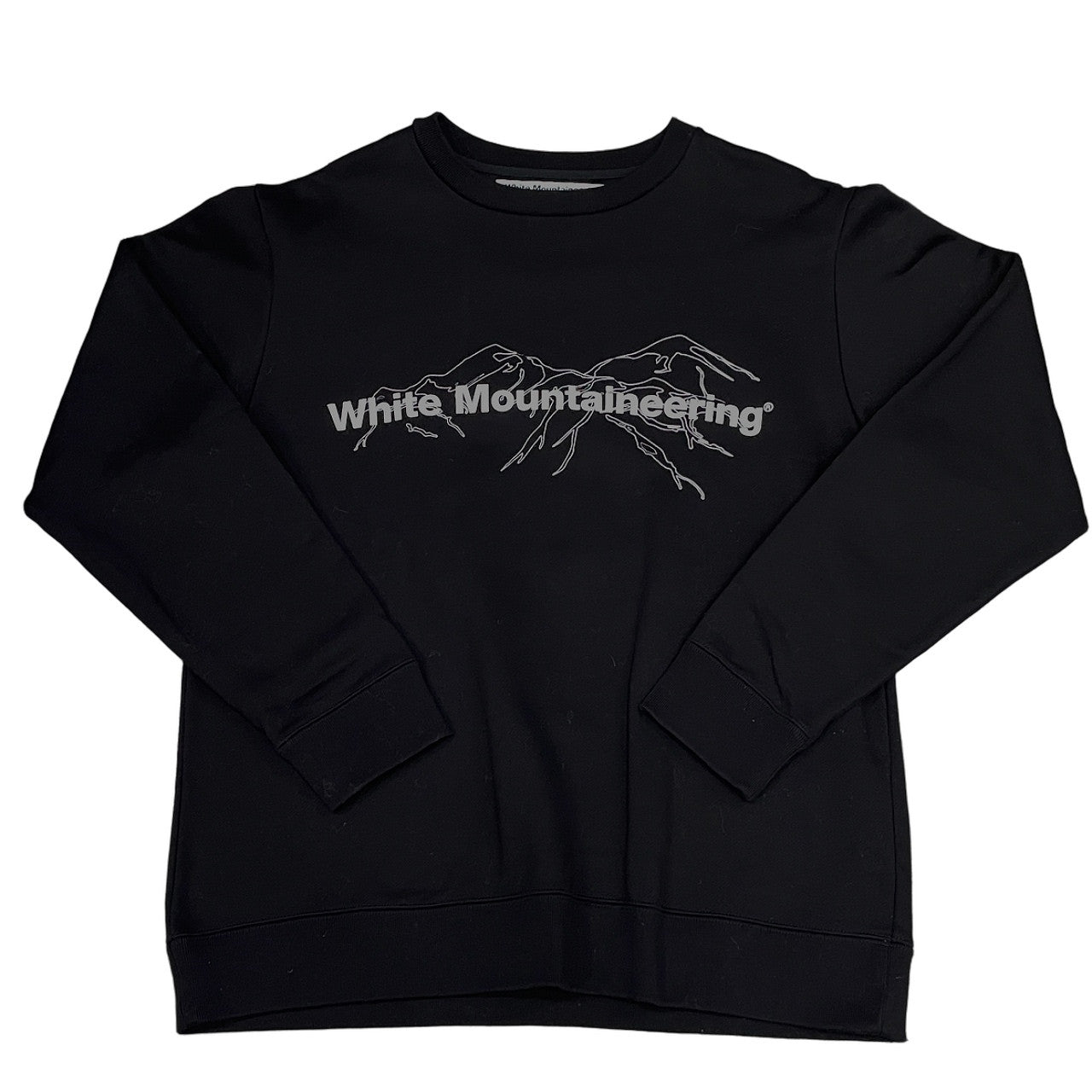 White Mountaineering 20AW Logo Sweatshirt Black Size 2