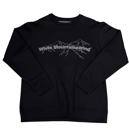 White Mountaineering 20AW Logo Sweatshirt Black Size 2