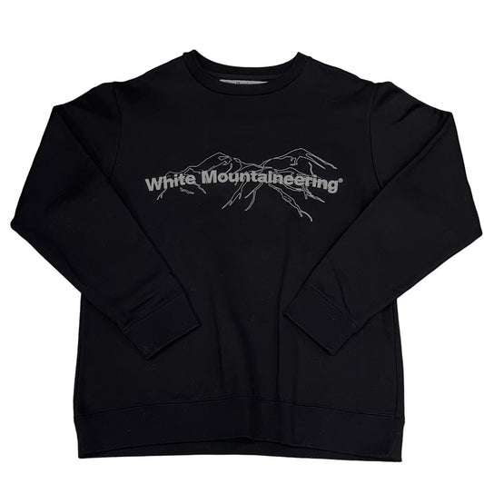White Mountaineering 20AW Logo Sweatshirt Black Size 2