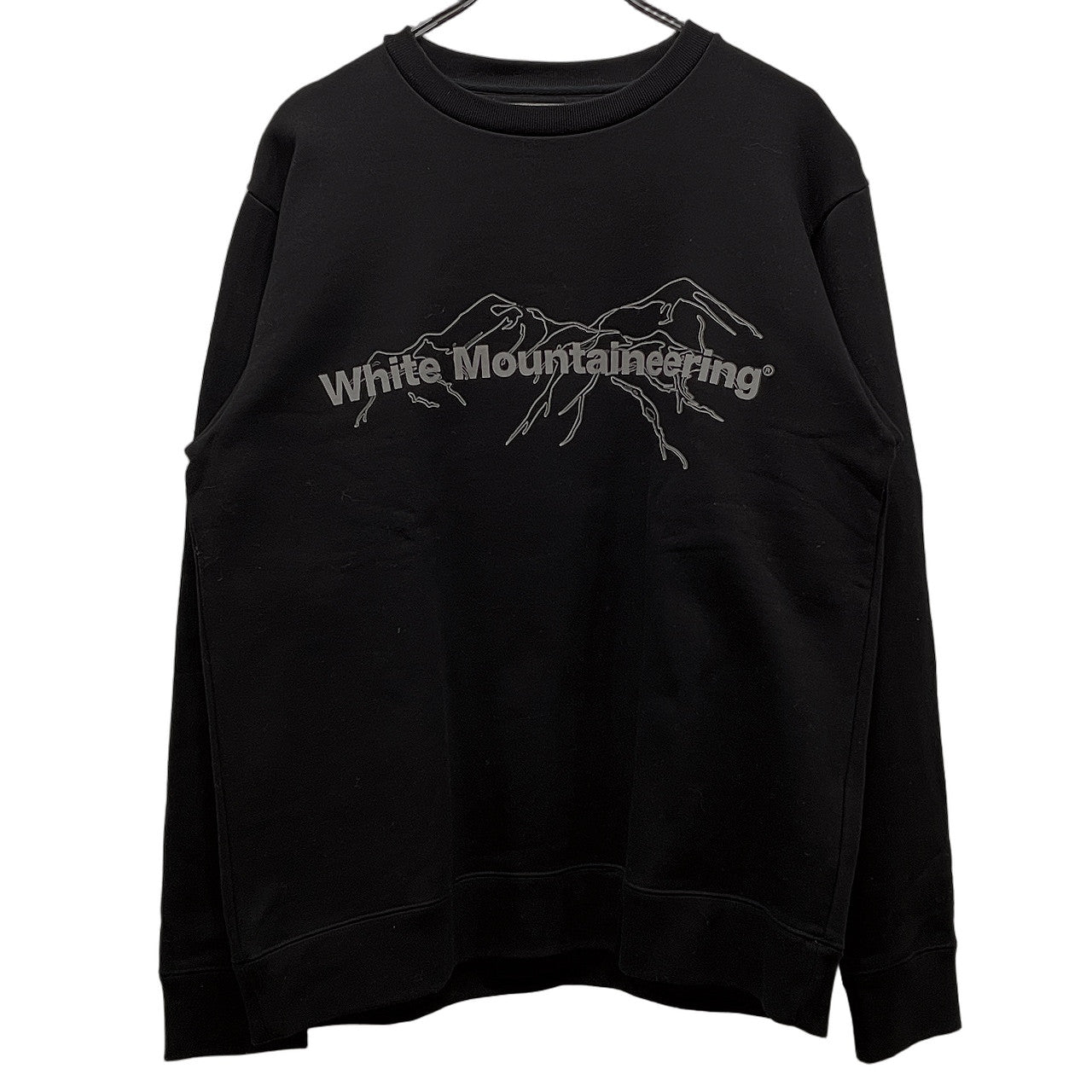White Mountaineering 20AW Logo Sweatshirt Black Size 2