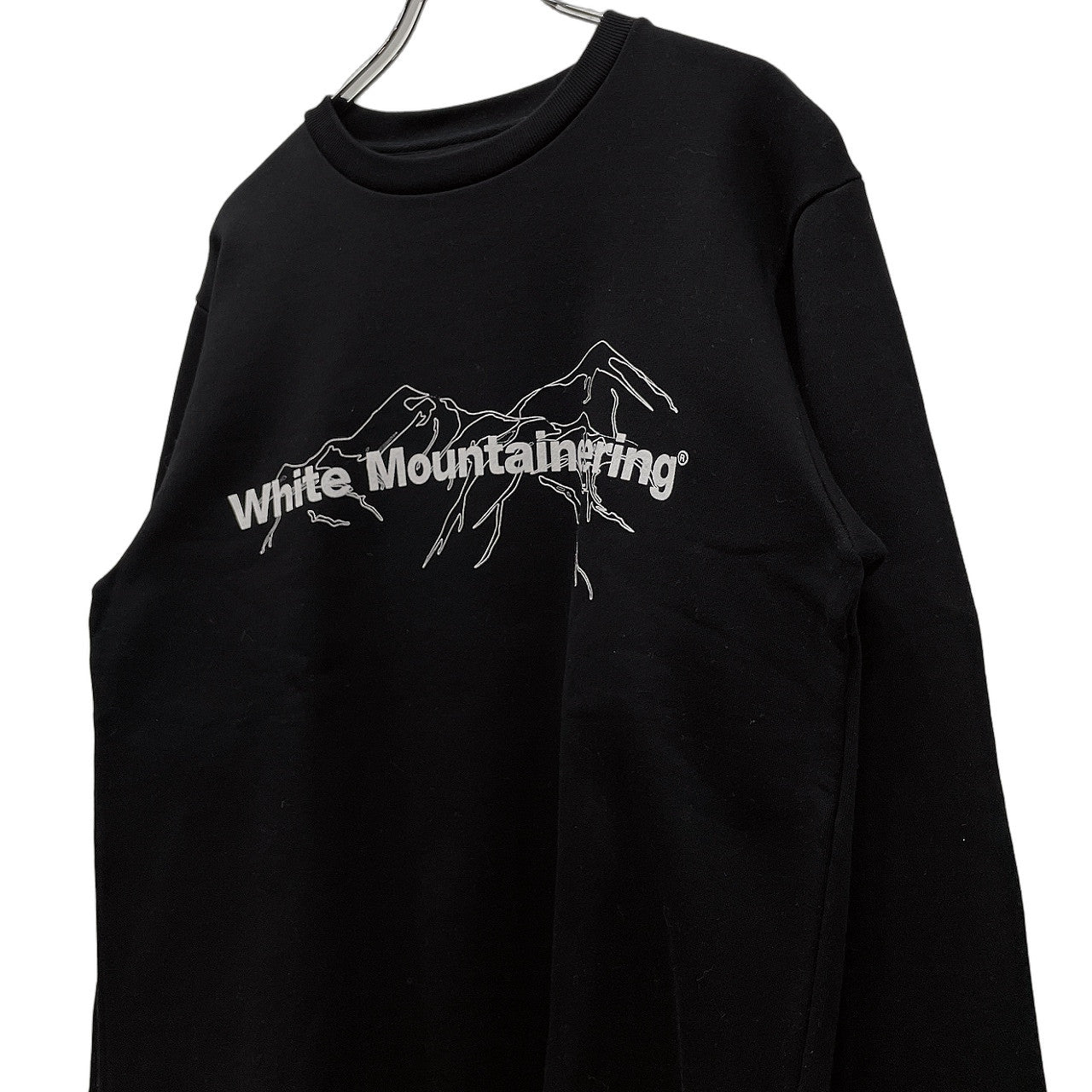 White Mountaineering 20AW Logo Sweatshirt Black Size 2