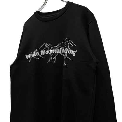 White Mountaineering 20AW Logo Sweatshirt Black Size 2
