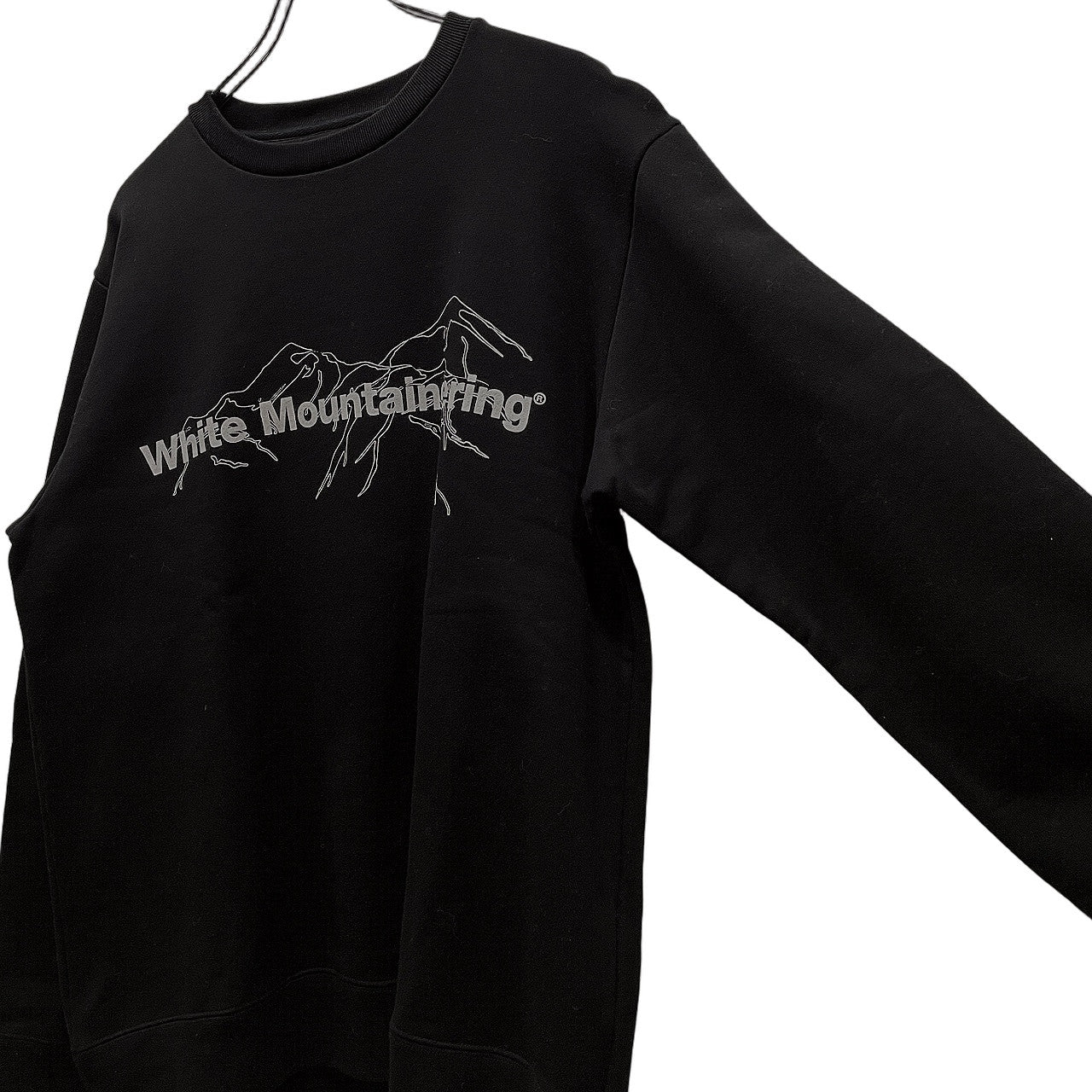 White Mountaineering 20AW Logo Sweatshirt Black Size 2