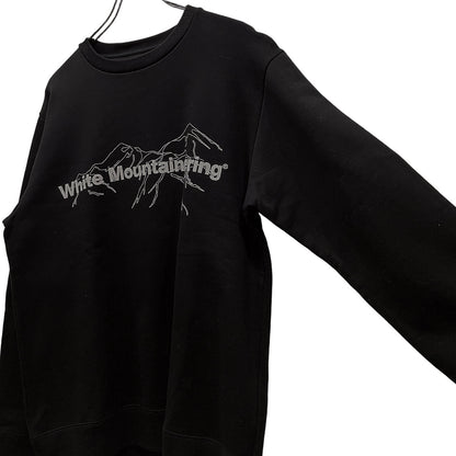 White Mountaineering 20AW Logo Sweatshirt Black Size 2
