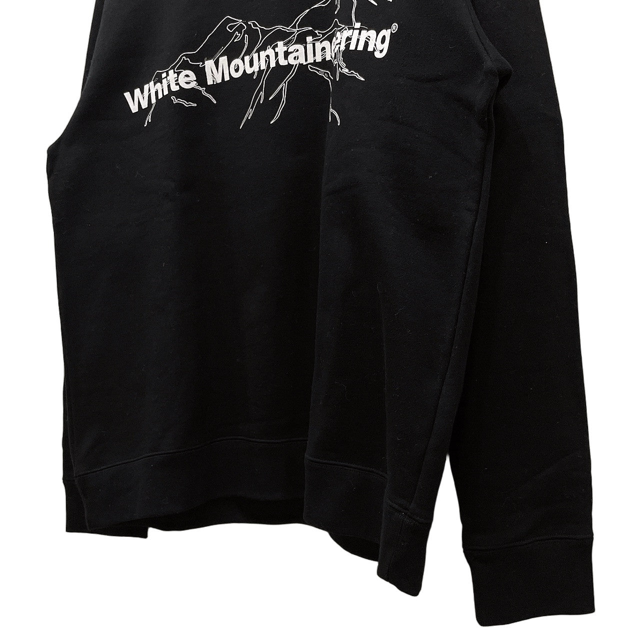 White Mountaineering 20AW Logo Sweatshirt Black Size 2