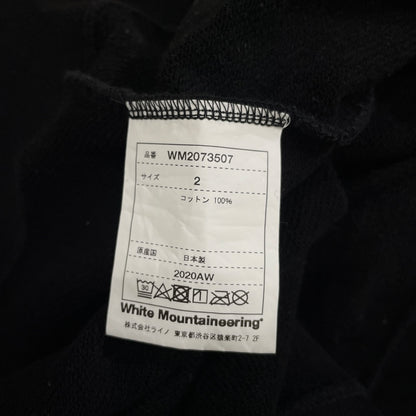 White Mountaineering 20AW Logo Sweatshirt Black Size 2
