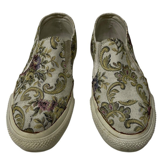 Yohji Yamamoto 11SS Gobelin Weave Slip-On Sneakers Size 2