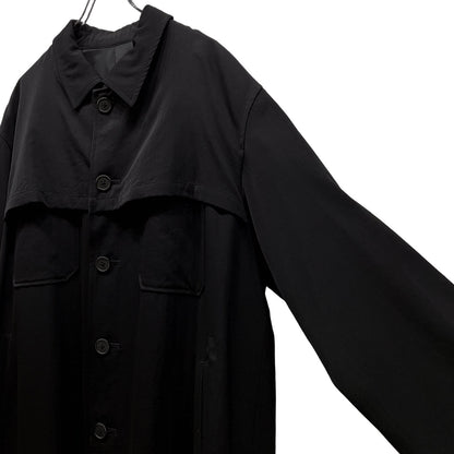 Yohji Yamamoto Archive 90s Wool Gabardine Coat Size M