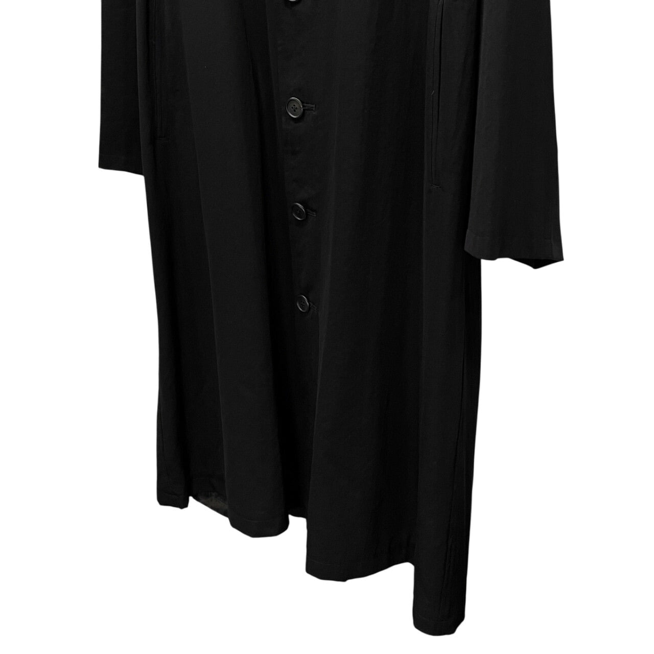 Yohji Yamamoto Archive 90s Wool Gabardine Coat Size M