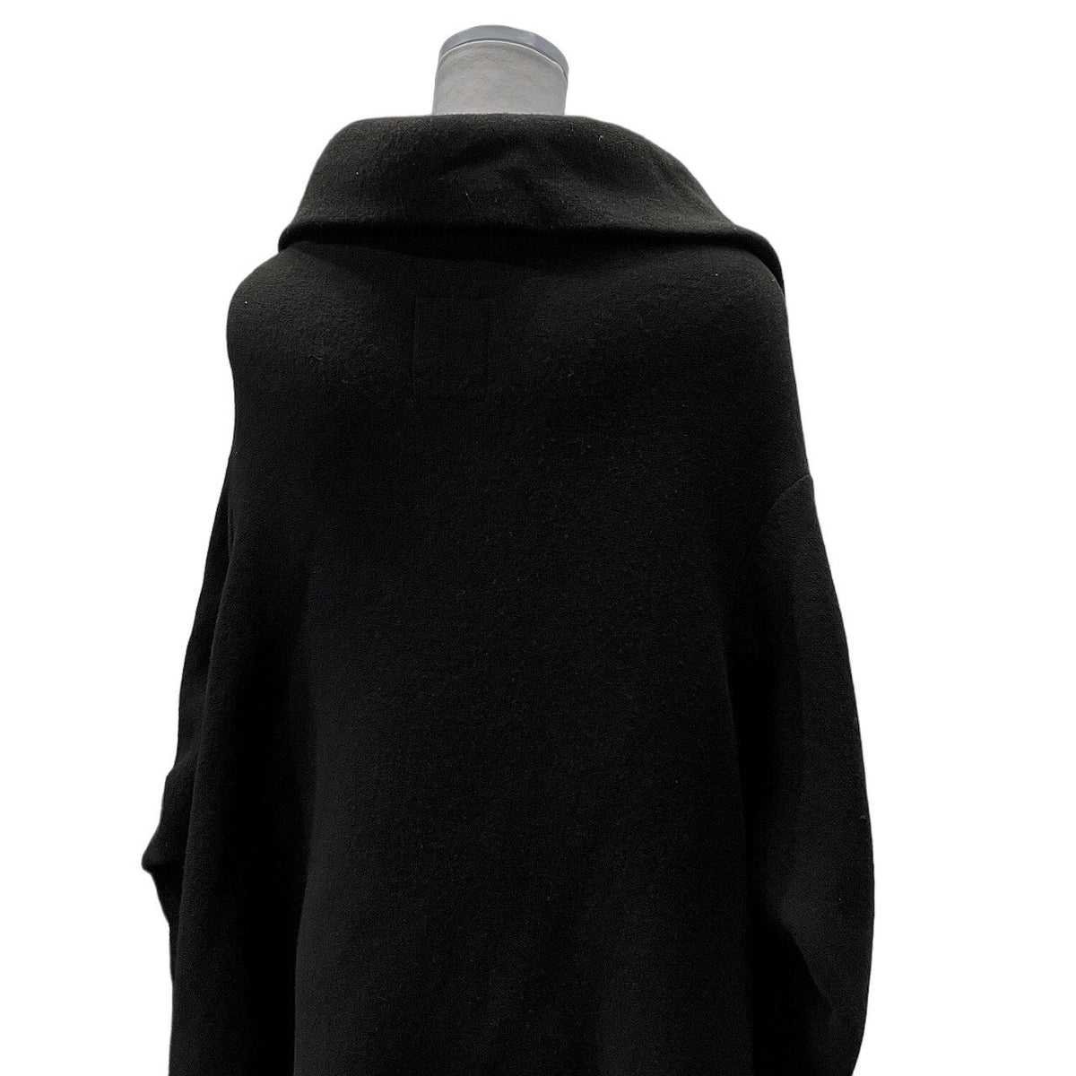 LIMI feu 20AW Wool Sweat Side Drape Oversize Coat Size 2
