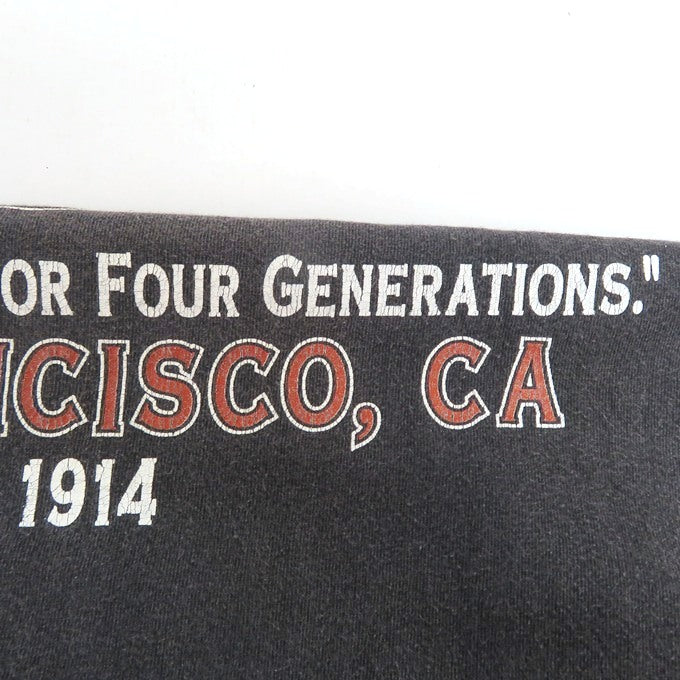 Harley-Davidson 90s USA Print Short T-Shirt Charcoal Size L
