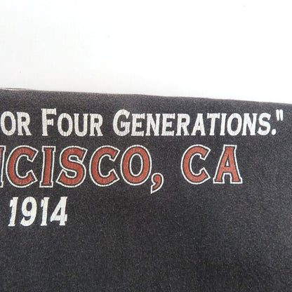 Harley-Davidson 90s USA Print Short T-Shirt Charcoal Size L