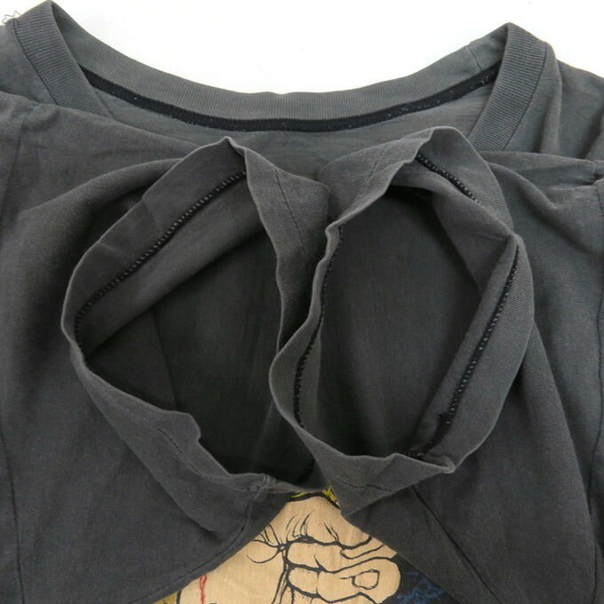 METALLICA 88' Damaged Justice Band T-Shirt Gray Size S