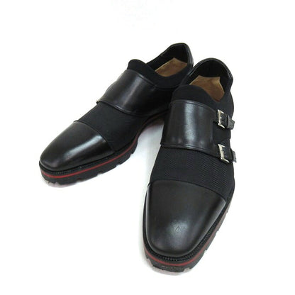 Christian Louboutin Mortisky Calf Shoes Black Sneakers Size 46 1/2