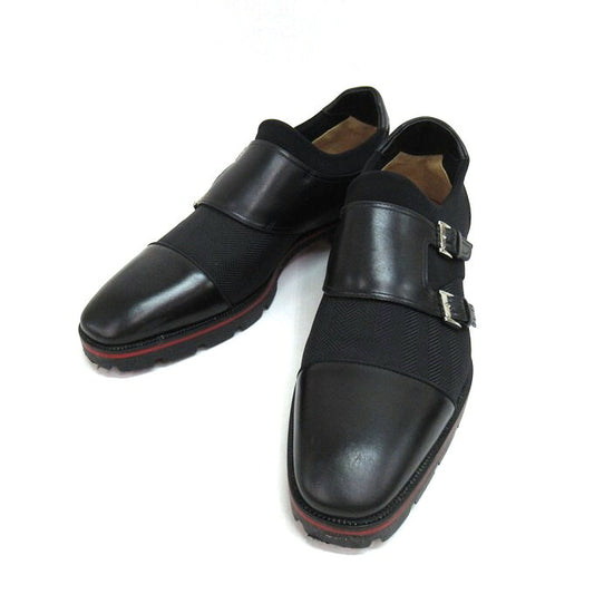 Christian Louboutin Mortisky Calf Shoes Black Sneakers Size 46 1/2