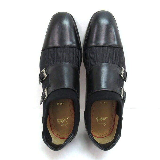 Christian Louboutin Mortisky Calf Shoes Black Sneakers Size 46 1/2