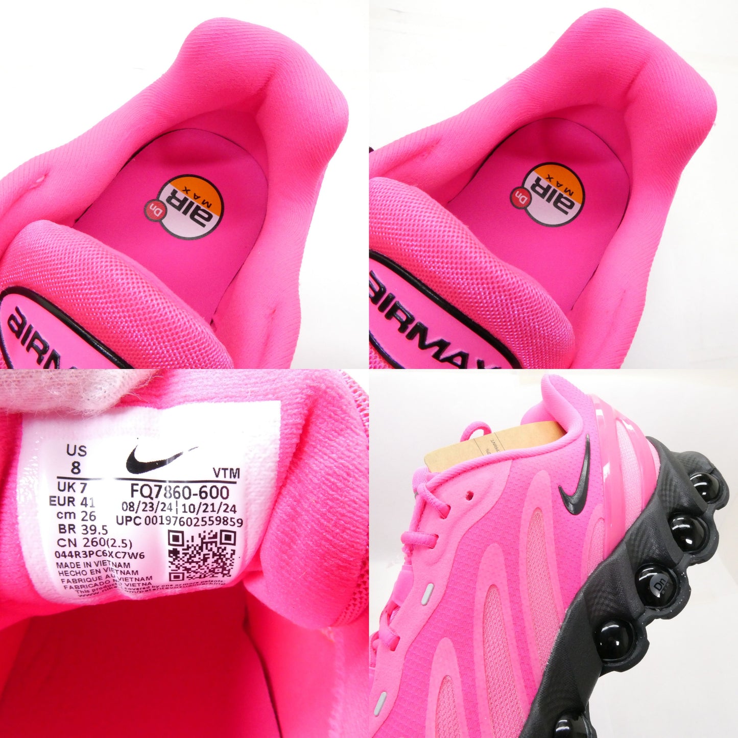 AIR MAX DN8 Hyper Pink Black Sneakers