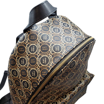 MARC JACOBS Circle Logo Backpack Black Size ONE SIZE