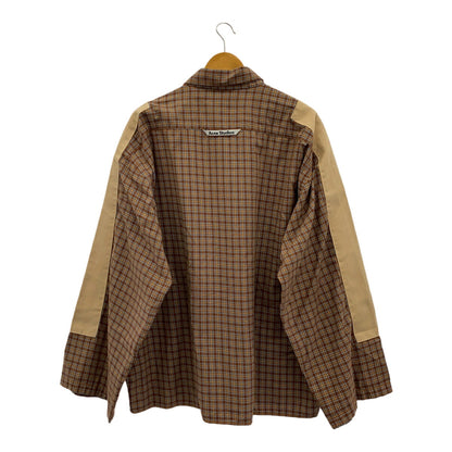 Acne Studios Multi Check Cotton Button-Up Shirt Size 48