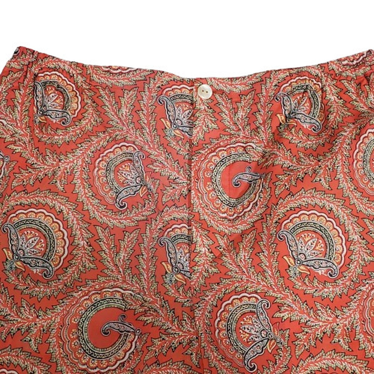 GUCCI 21SS Paisley Fan Print Shorts Red Size 46