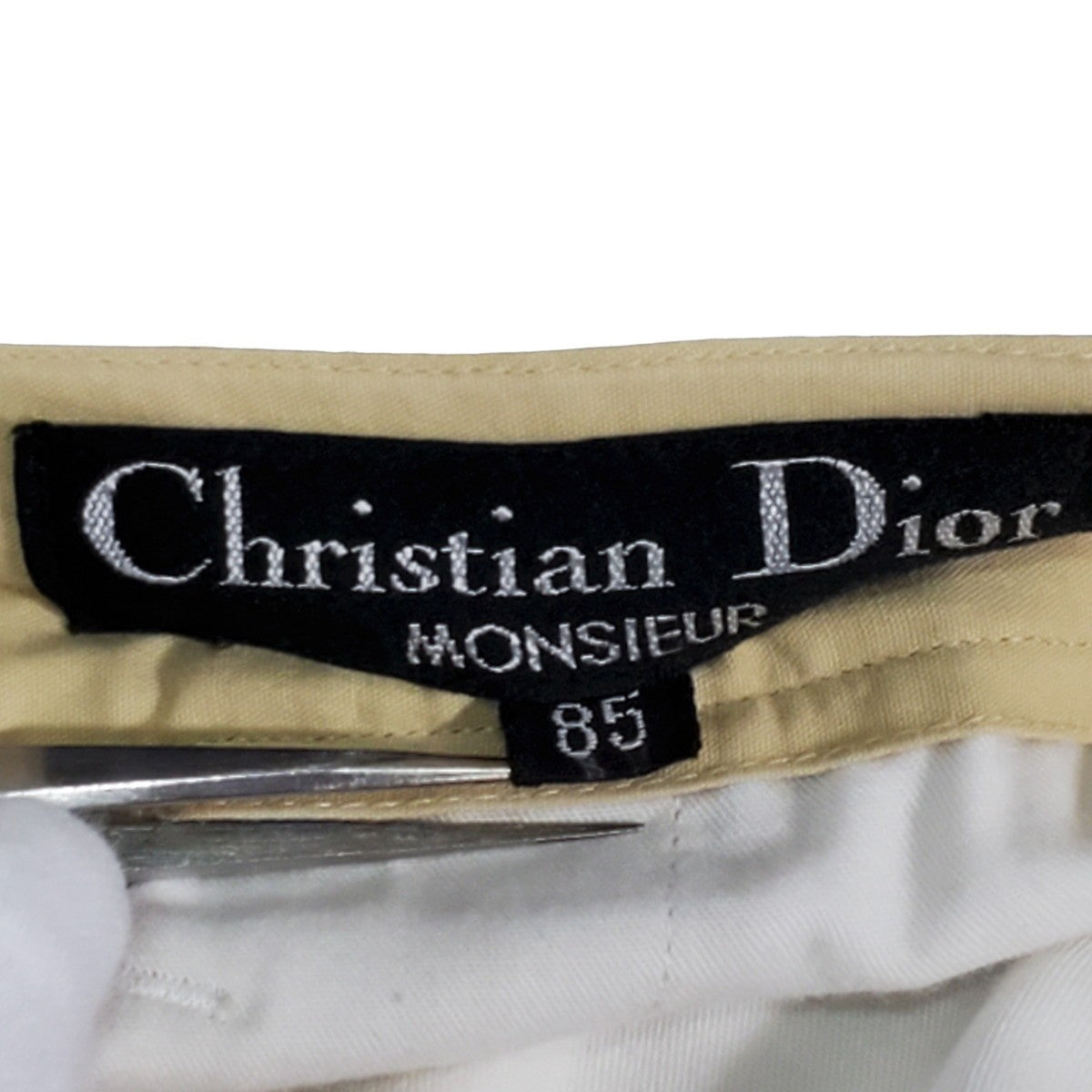 Christian Dior MONSIEUR 90s Cotton Shorts Yellow Size 85