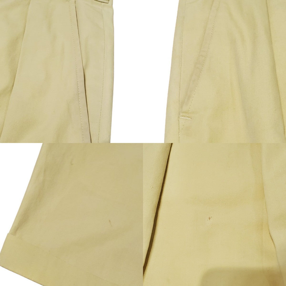 Christian Dior MONSIEUR 90s Cotton Shorts Yellow Size 85