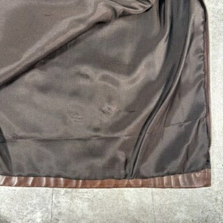 Raggio Dest Italian Pullover Leather Jacket Size M