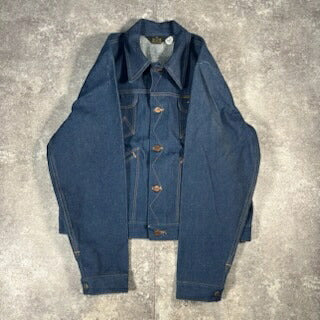 Vintage 70s MAVERICK Deadstock M-stitch Denim Jacket Size 46