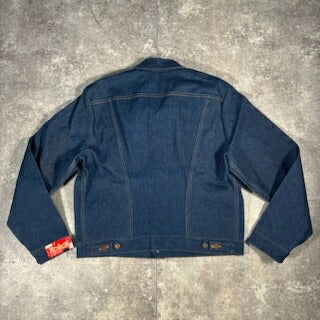 Vintage 70s MAVERICK Deadstock M-stitch Denim Jacket Size 46
