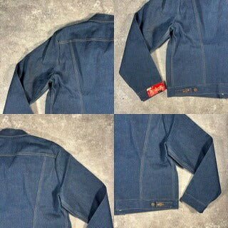 Vintage 70s MAVERICK Deadstock M-stitch Denim Jacket Size 46