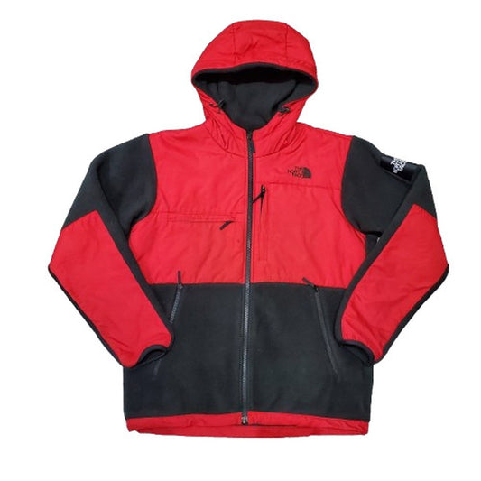 The North Face Denali Hoodie Black/Red Size M