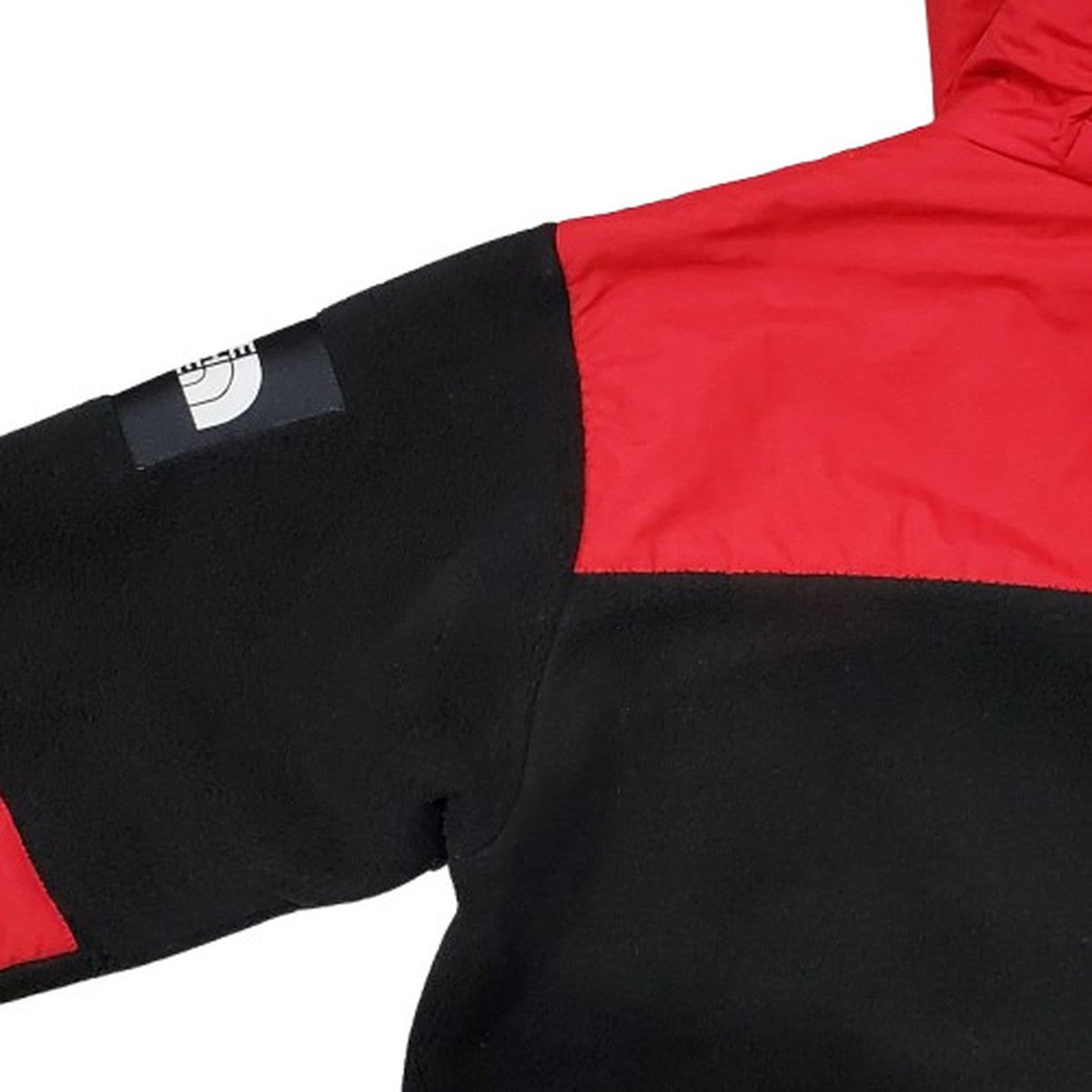 The North Face Denali Hoodie Black/Red Size M