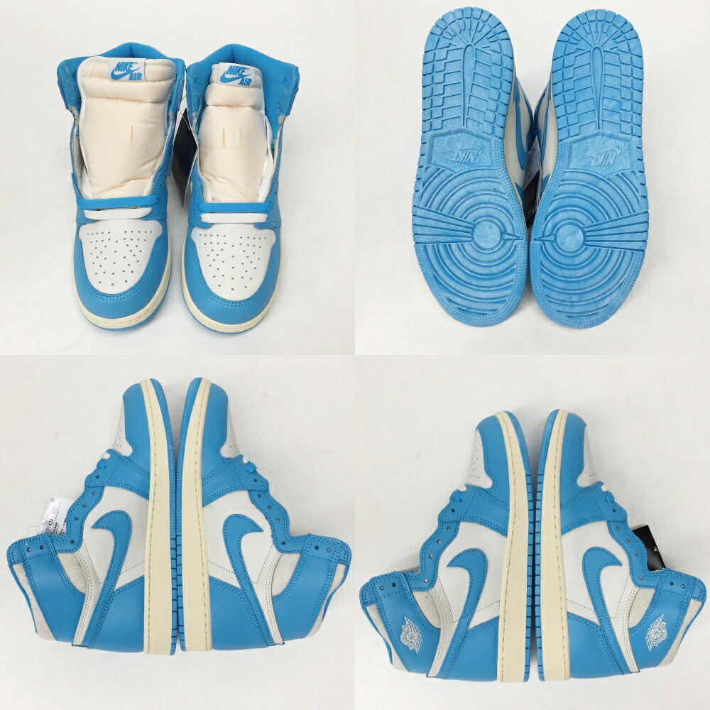 NIKE Air Jordan 1 Retro High OG GS Blue Sneakers Size 7Y
