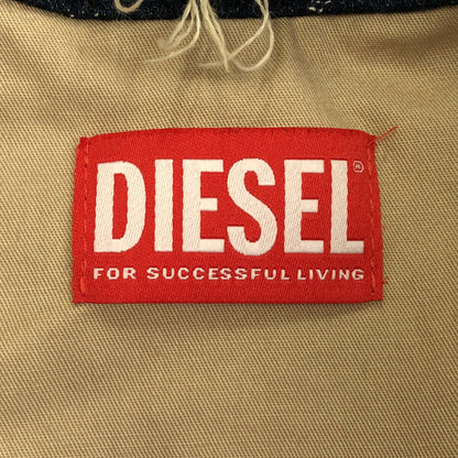 DIESEL Distressed Indigo Denim Jacket Size XL