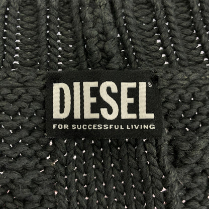 DIESEL K-ELINDO Distressed Back Logo Cardigan Size M