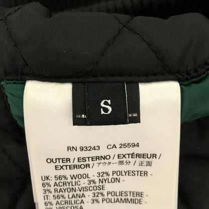 DIESEL Military Nylon Felt Wool Relax Jacket Green Size S