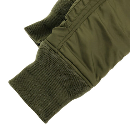 DIESEL Military Nylon Felt Wool Relax Jacket Green Size S