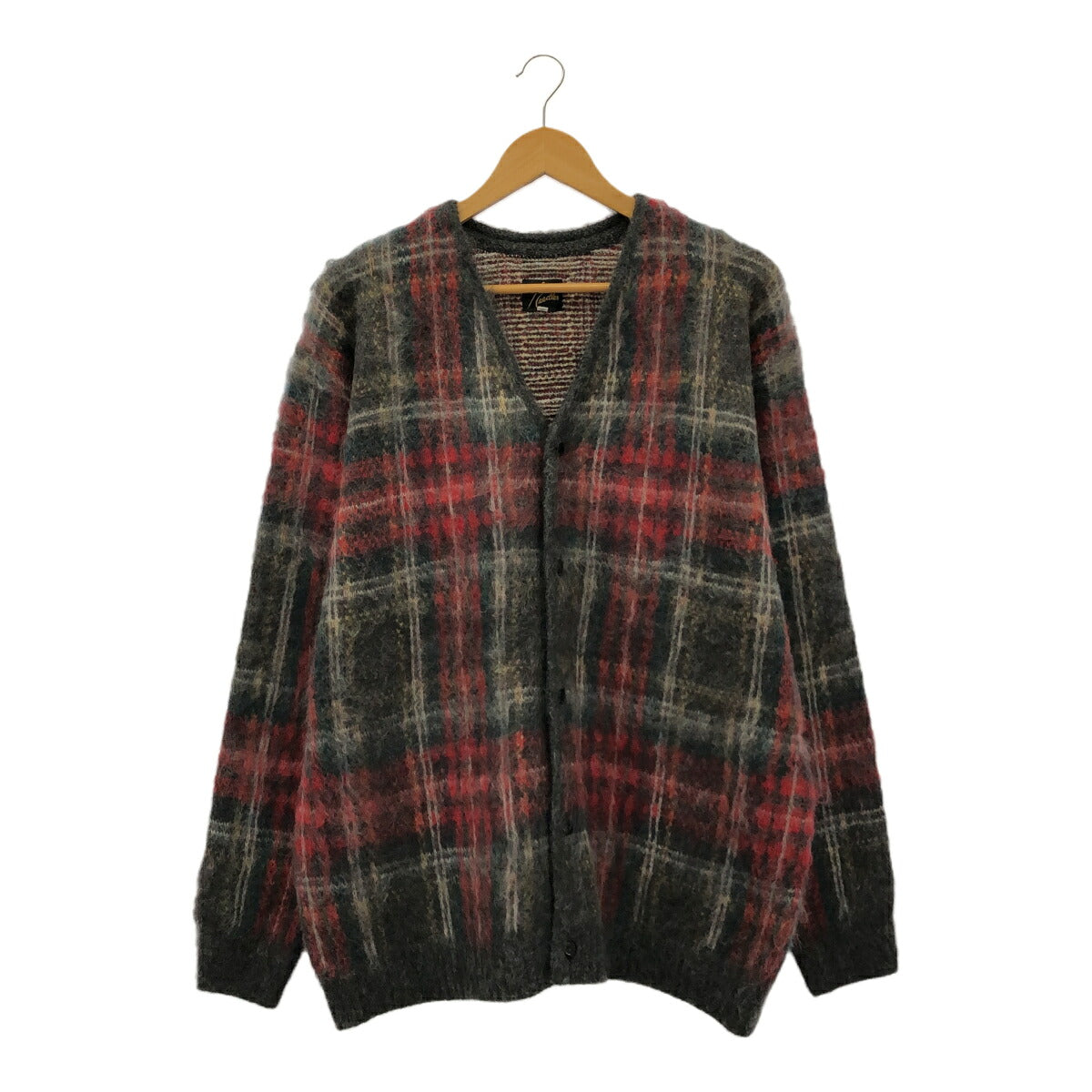 Needles Red Mohair Cardigan Oversized Size M