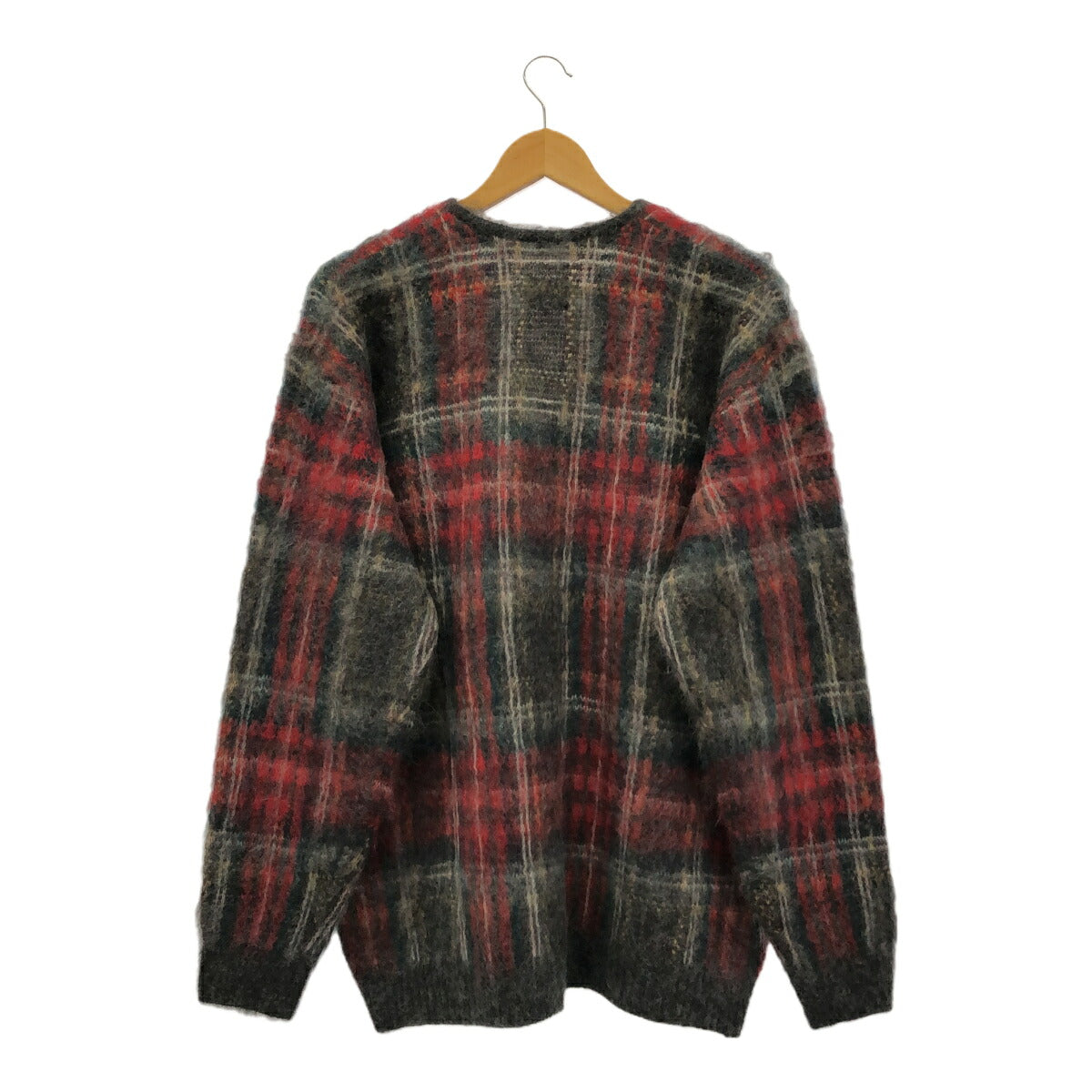 Needles Red Mohair Cardigan Oversized Size M