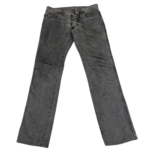 Maison Margiela 07SS Black Button Fly Gimmick Jeans Size 46