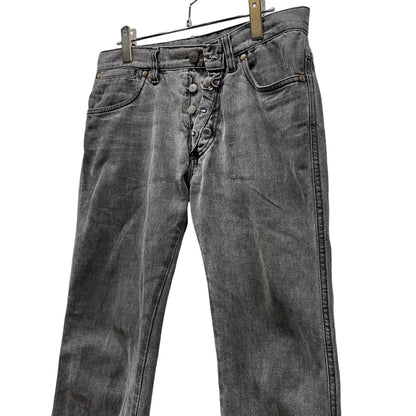 Maison Margiela 07SS Black Button Fly Gimmick Jeans Size 46