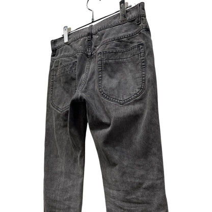 Maison Margiela 07SS Black Button Fly Gimmick Jeans Size 46