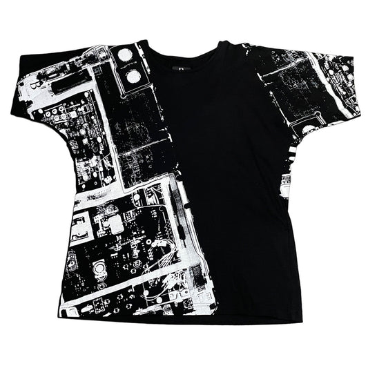 Japanese Brand 19SS Print Kimono Sleeve T-Shirt Size 2