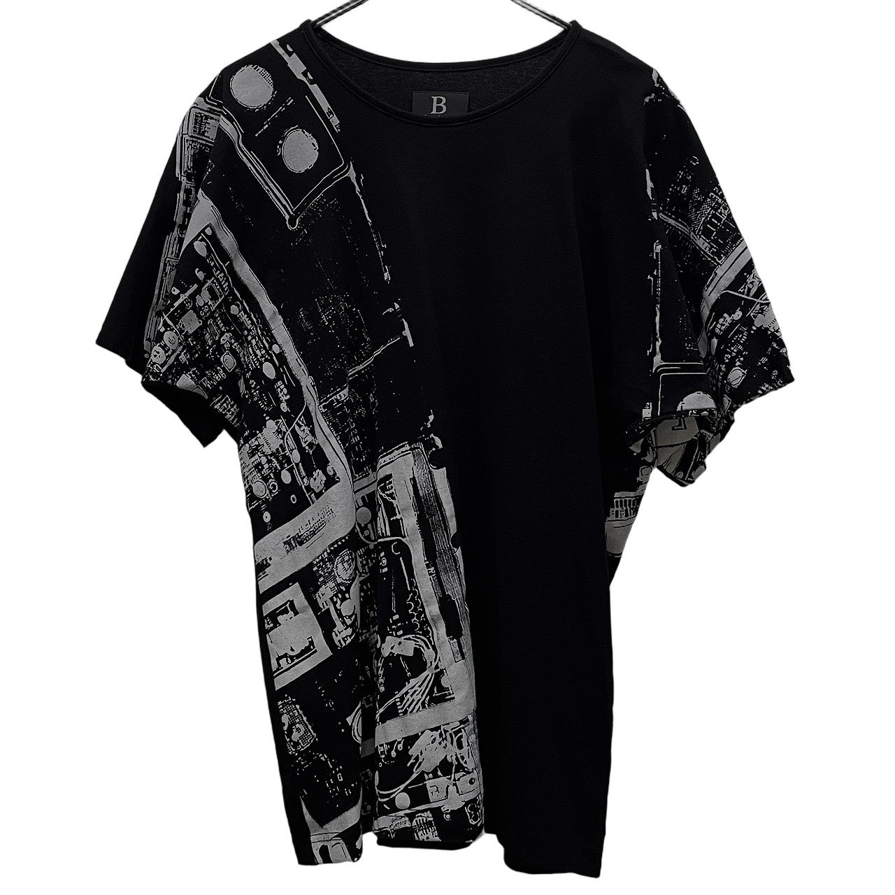 Japanese Brand 19SS Print Kimono Sleeve T-Shirt Size 2