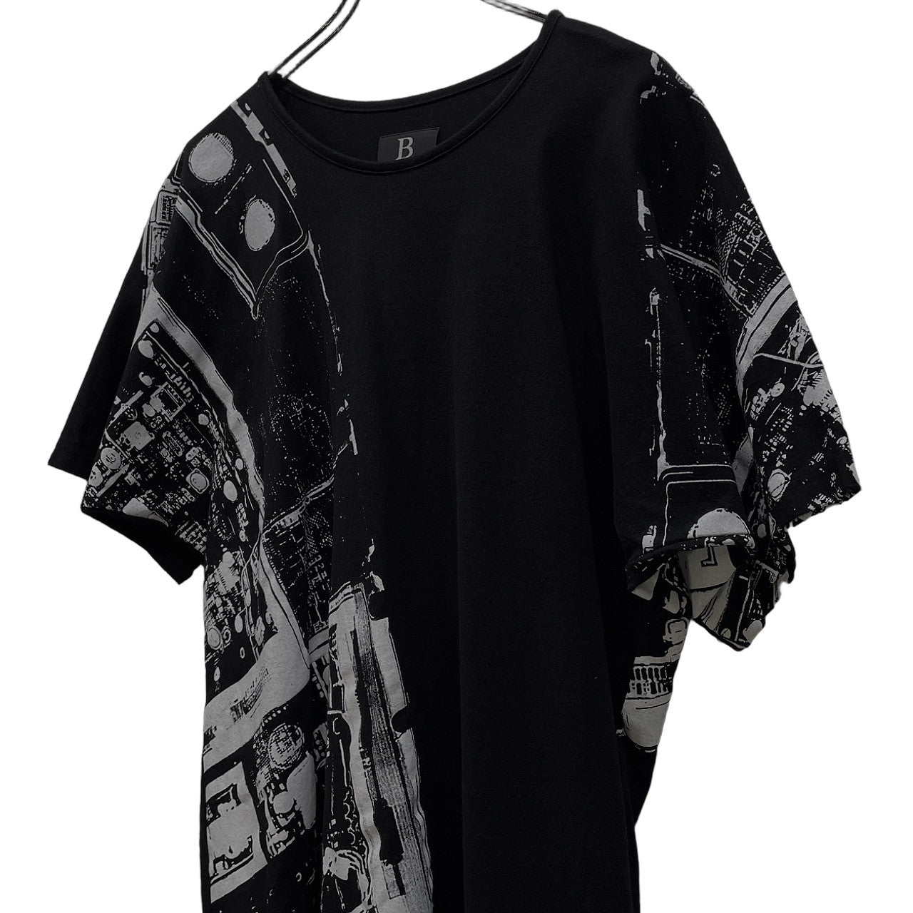 Japanese Brand 19SS Print Kimono Sleeve T-Shirt Size 2