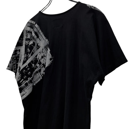 Japanese Brand 19SS Print Kimono Sleeve T-Shirt Size 2