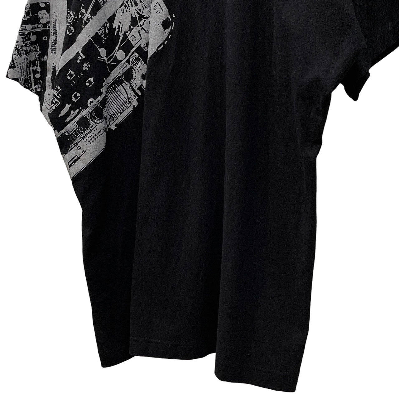 Japanese Brand 19SS Print Kimono Sleeve T-Shirt Size 2