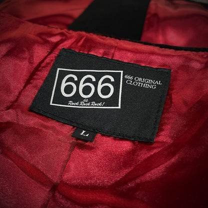 Japanese Brand 666 Velour Wool Chesterfield Coat Size L