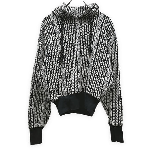 anrealage homme 24AW Rope Jacquard Hoodie Black Size 46